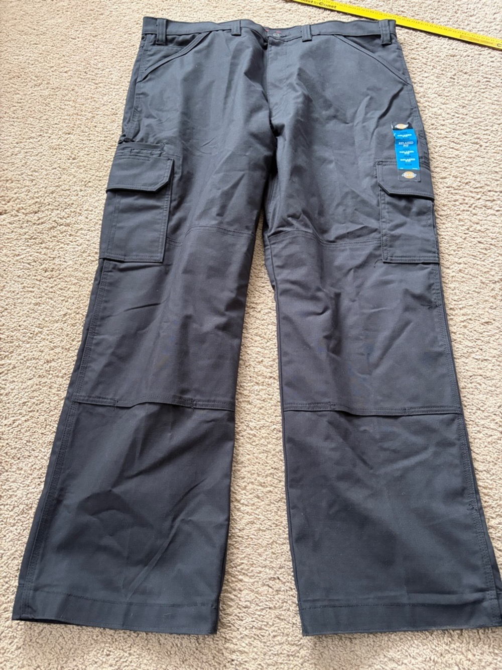 Dickies DuraTech Ranger Pant Relaxed Straight Fit Black Utility Work Flex 42x30 - Picture 11 of 11
